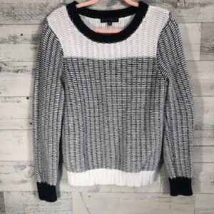 Sanctuary Black and White Pop Over Sweater